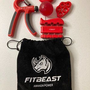 Fitbeast Hand Grip Strengthener - Strength Gripper Finger Exerciser Forearm